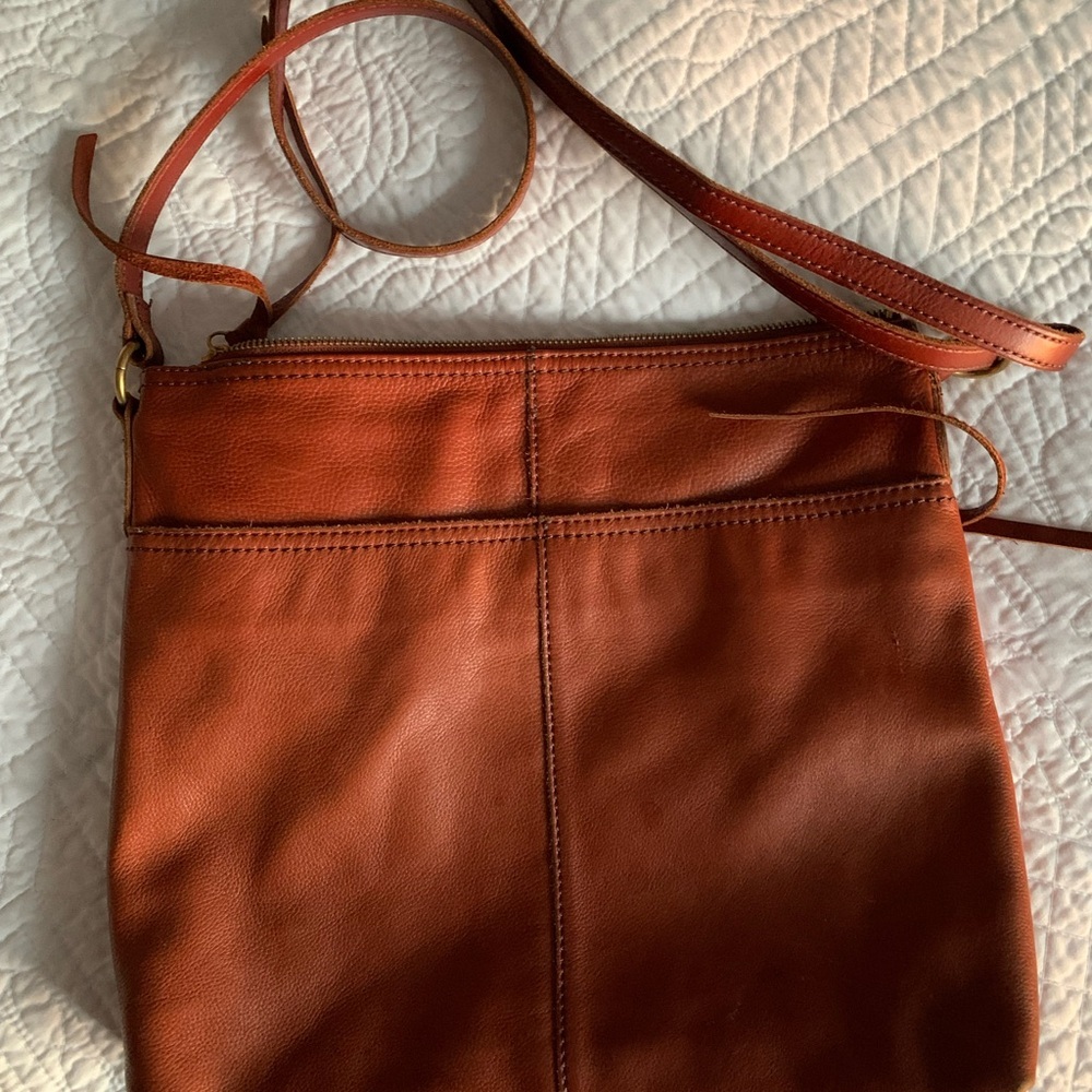 Margot Brown Leather Crossbody Bag - Picture 5 of 12